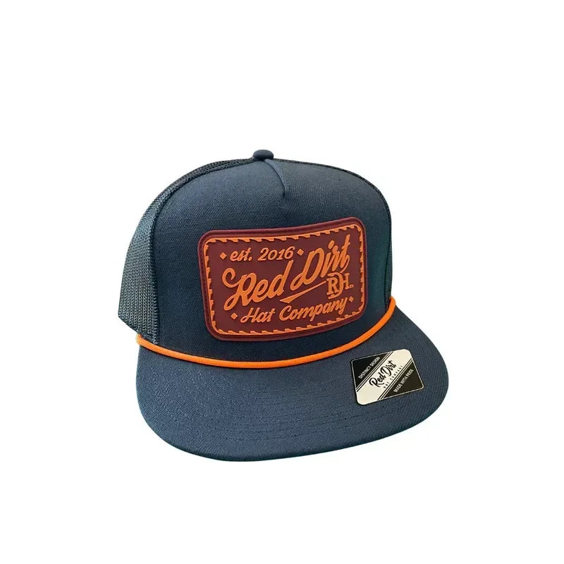 Men's Red Dirt Hat Co Cowboy Up Navy Cap
