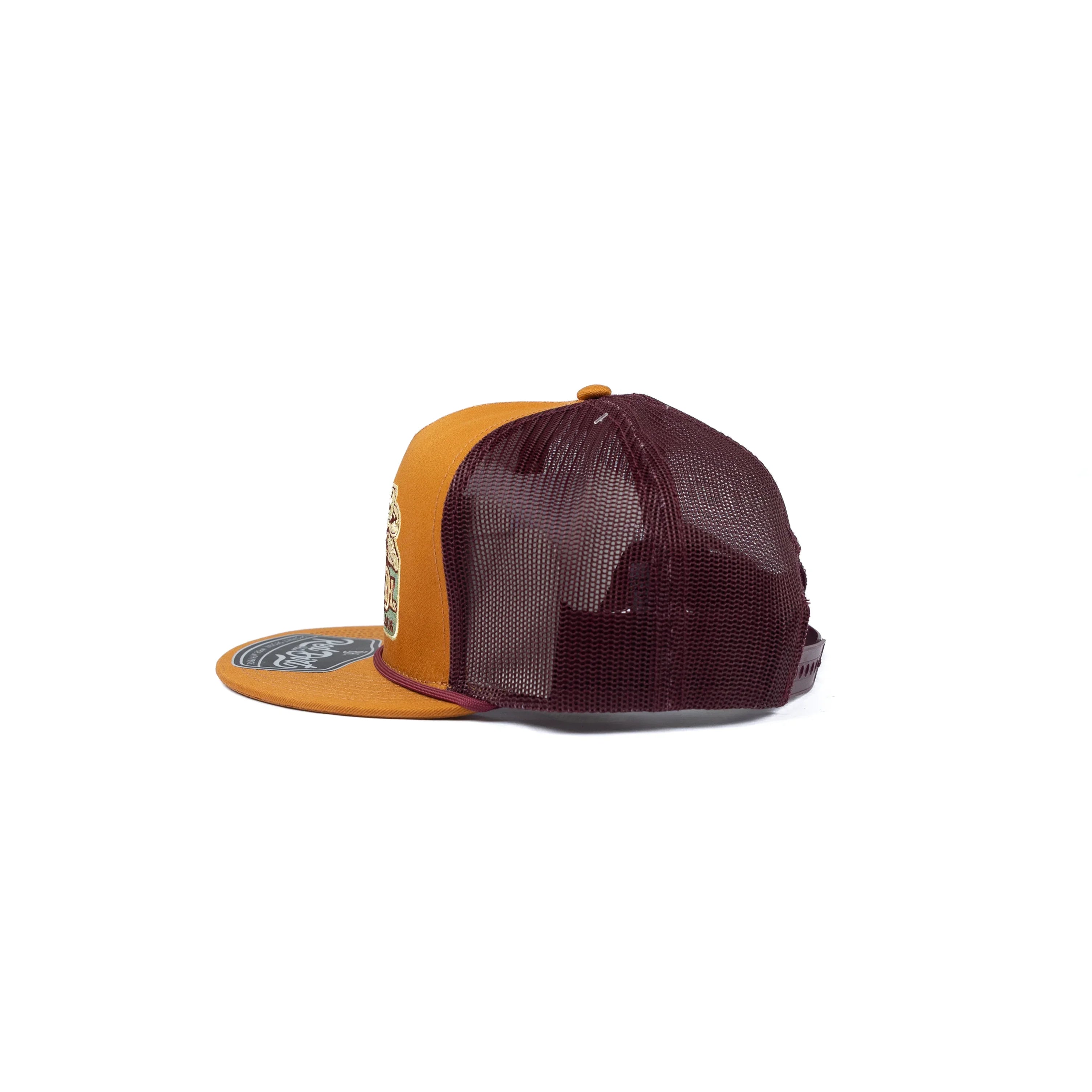 Men's Red Dirt Hat Co Orange/Maroon Dill Motel Snapback RDHC-553