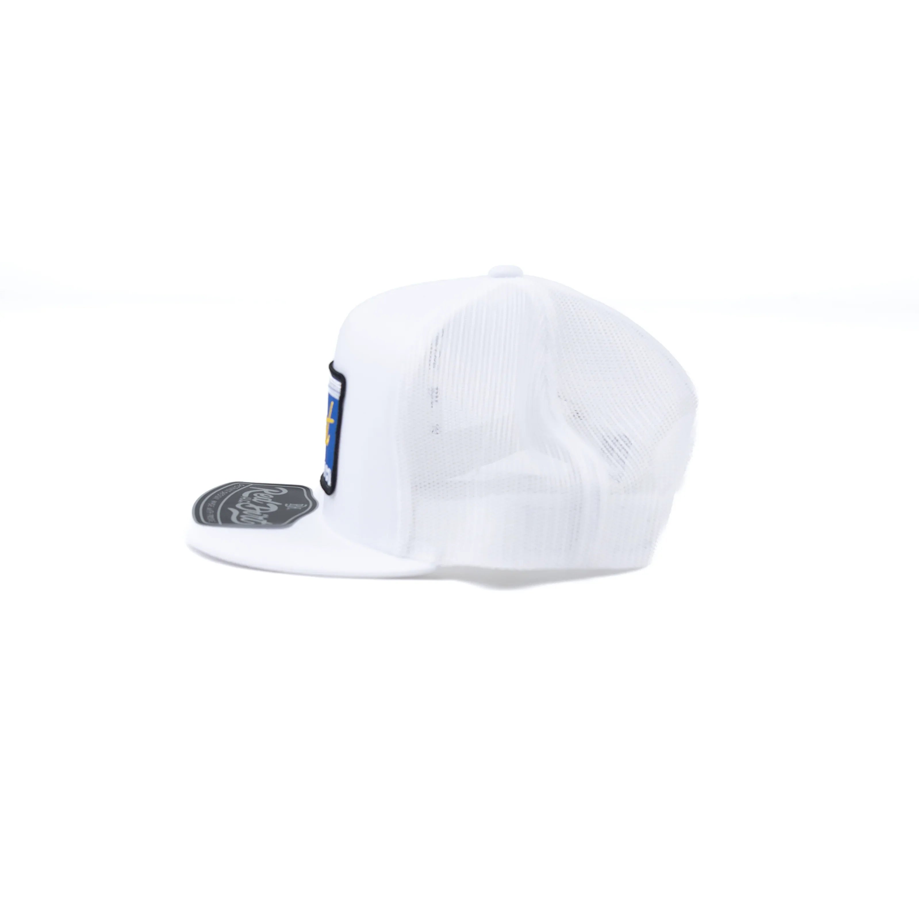Men's Red Dirt Hat Co White Blue Collar Cap RDHC-621