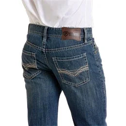 Men's Rock & Roll Ladder Stretch Double Barrell Straight BM0SD06690 - Crazy House Western Wear