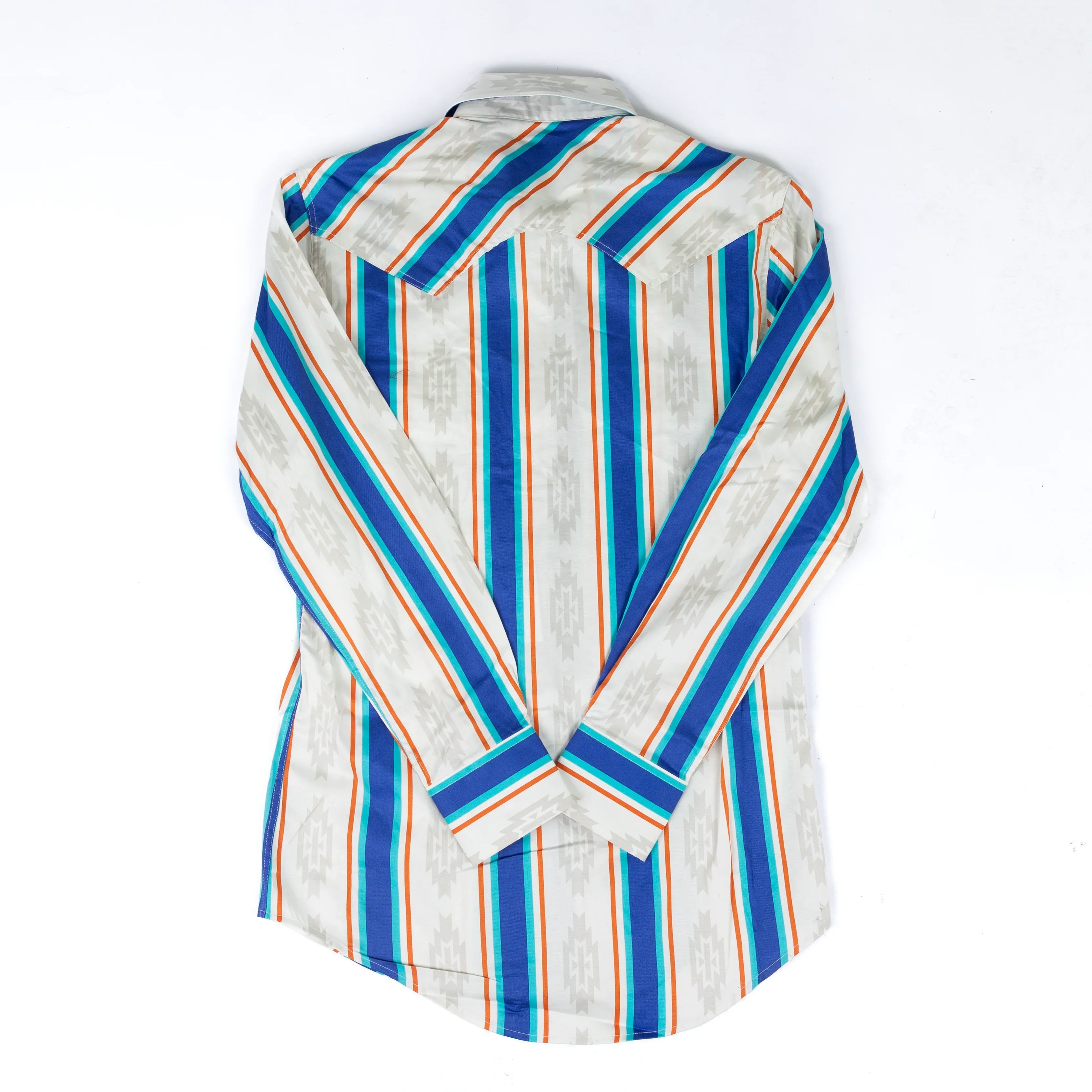 Men's Rock and Roll Long Sleeve Striped Brush Popper BMN2S08657