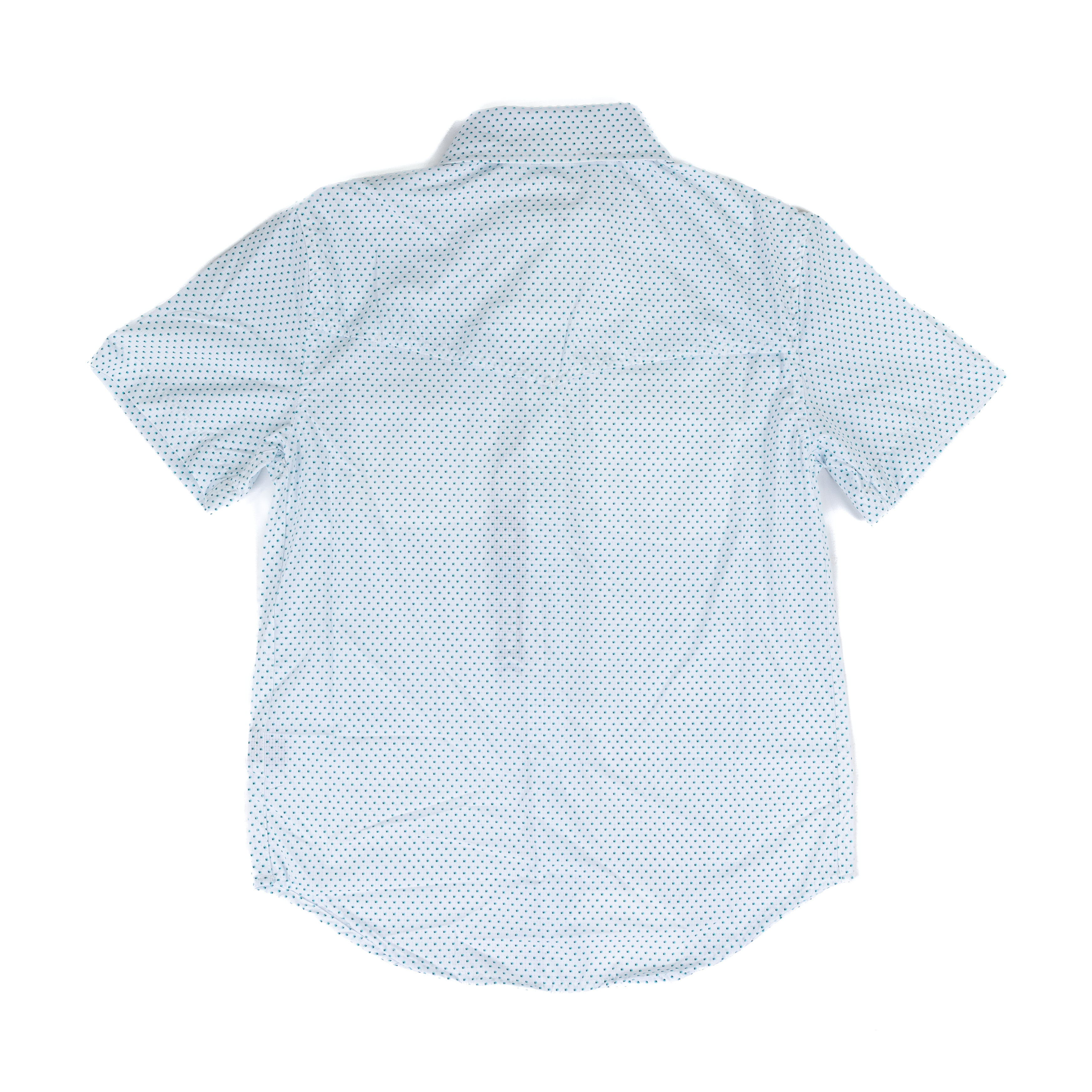 Men's Rock and Roll Short Sleeve White Geo Print Tek Shirt BMN3S08792