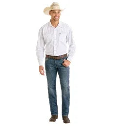 Men's Rock & Roll Two Tone Revolver Straight Jeans BM1RD06702 - Crazy House Western Wear