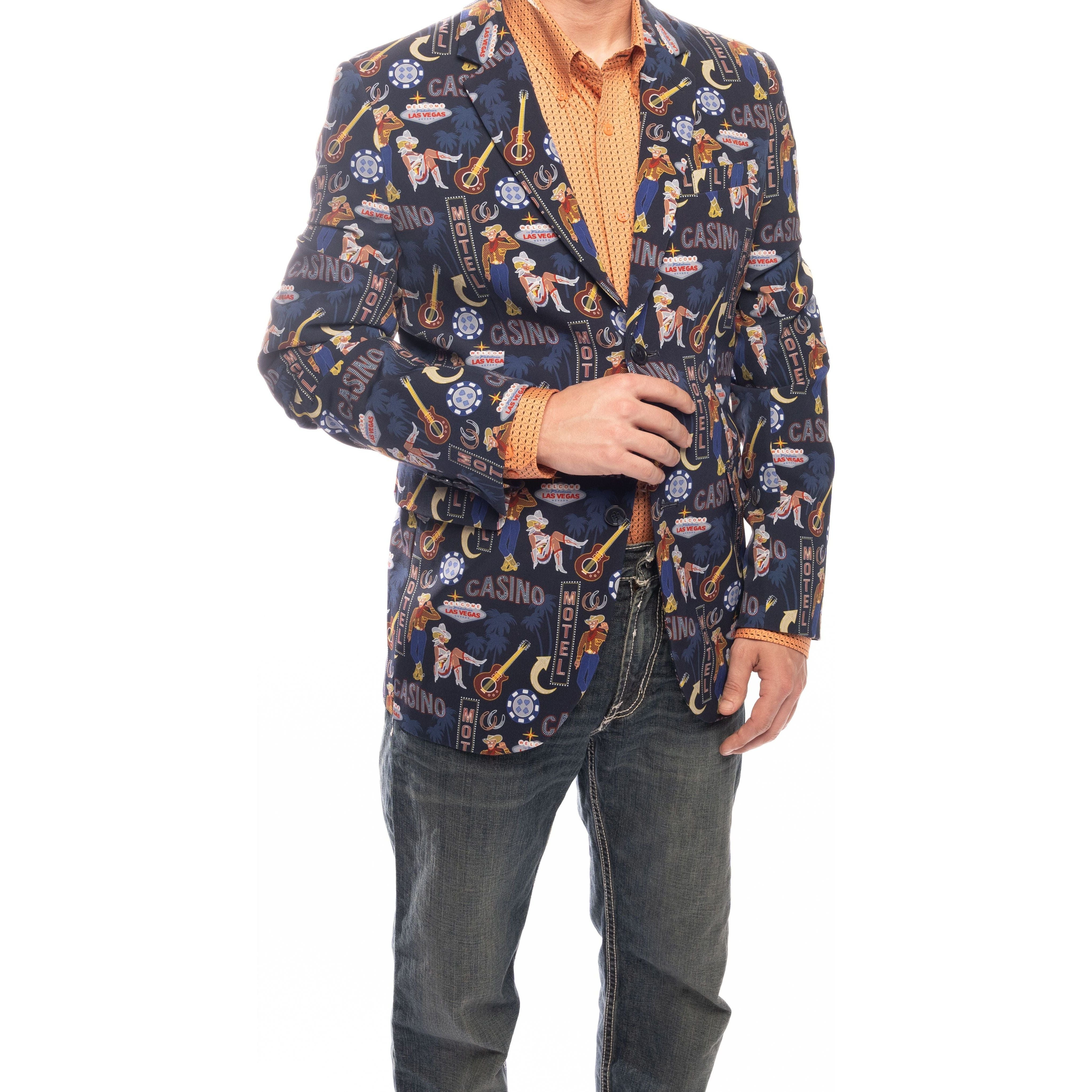 Men's Rock & Roll Vegas Sports Coat BM96C03633 - Crazy House Western Wear