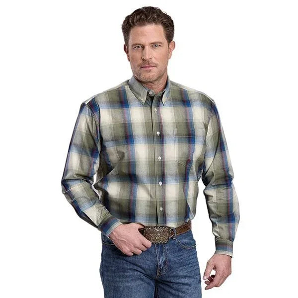 Men's Roper Long Sleeve Amarillo Plaid Button Down Shirt 03-001-0379-1057