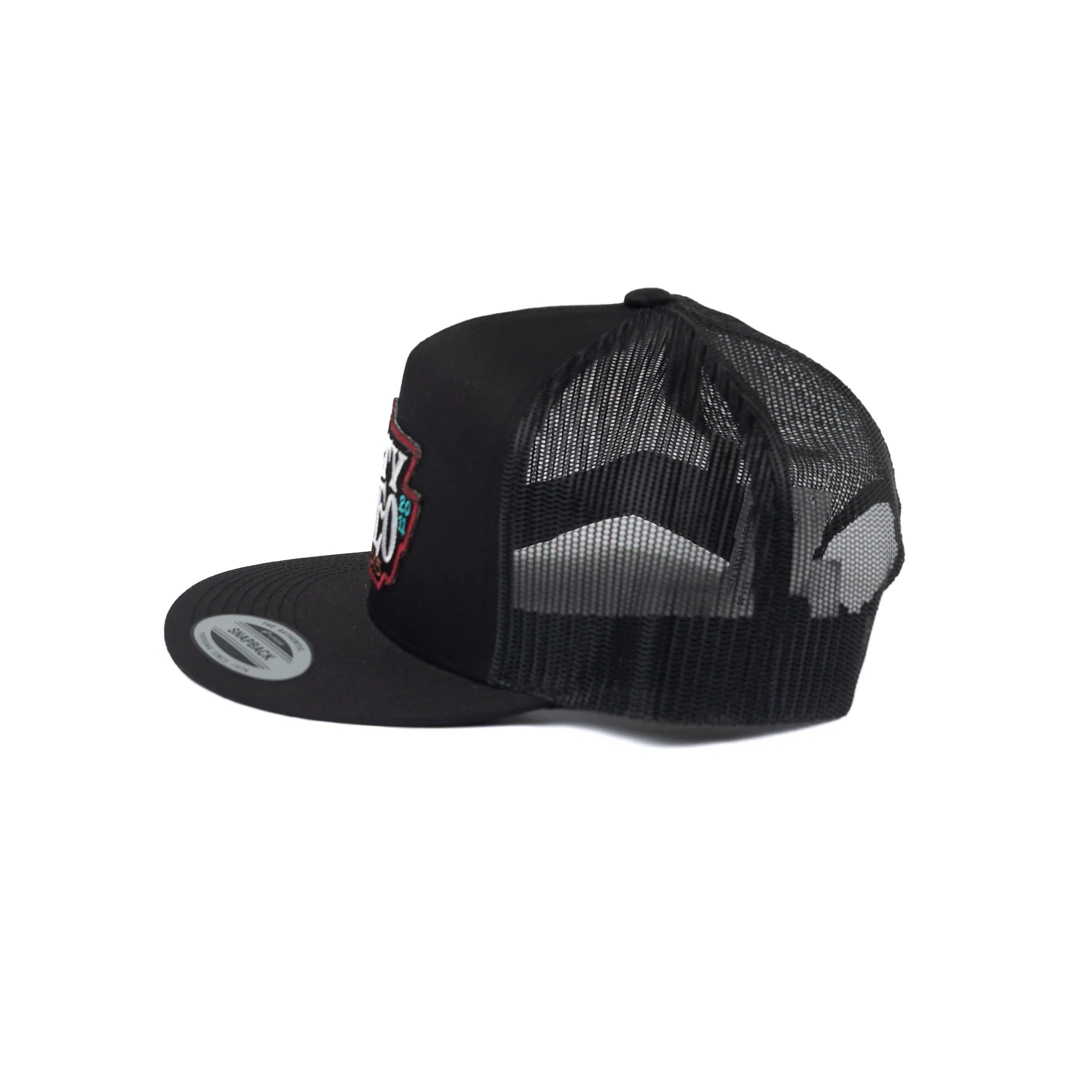 Men's Salty Rodeo Back Snapback with Bad Land Patch SRCBLKBADLAND