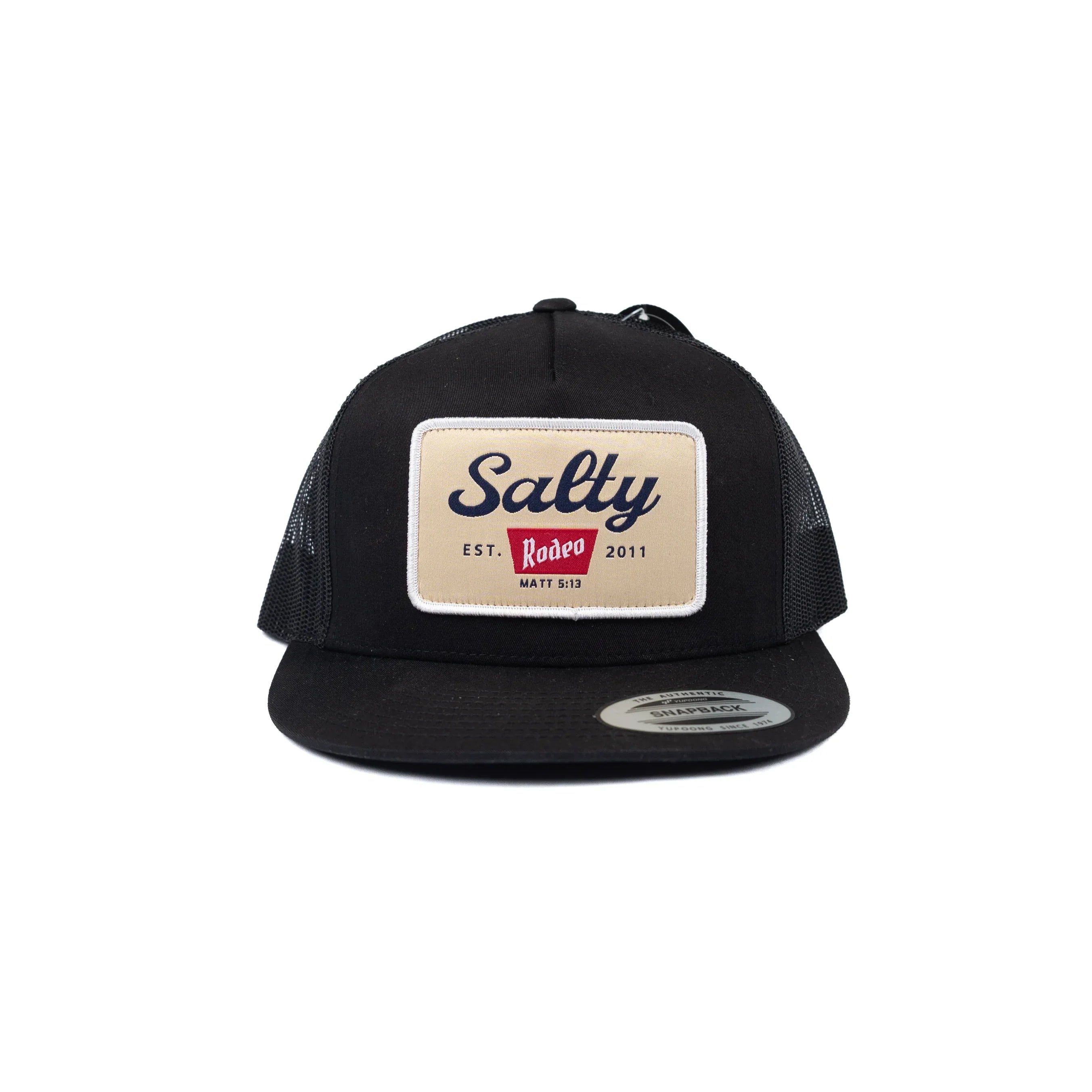 Men's Salty Rodeo Black Snapback with OG Patch SRCOG-BLK