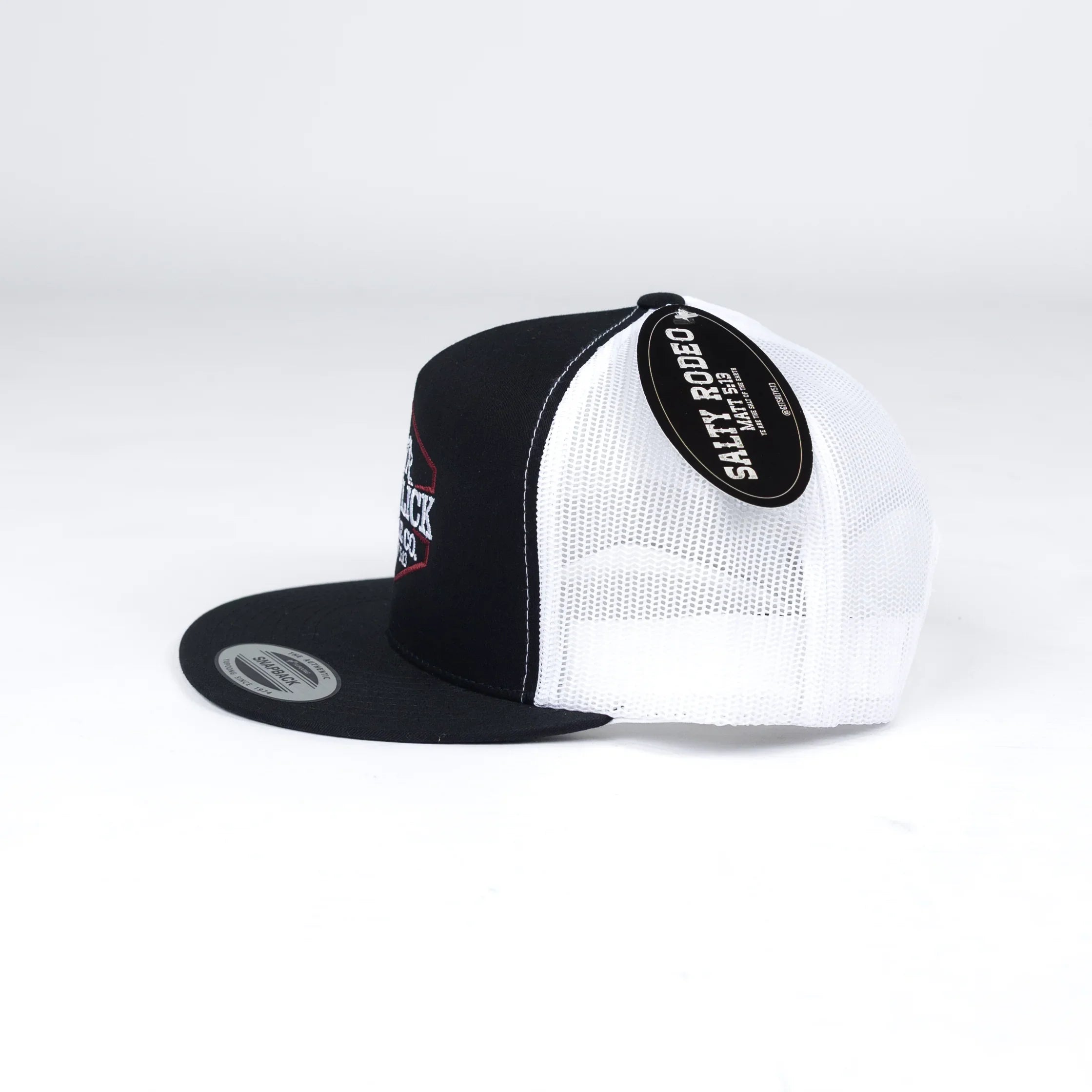 Men's Salty Rodeo Black Snapback with Salt Lick Patch SRCSALTLICK