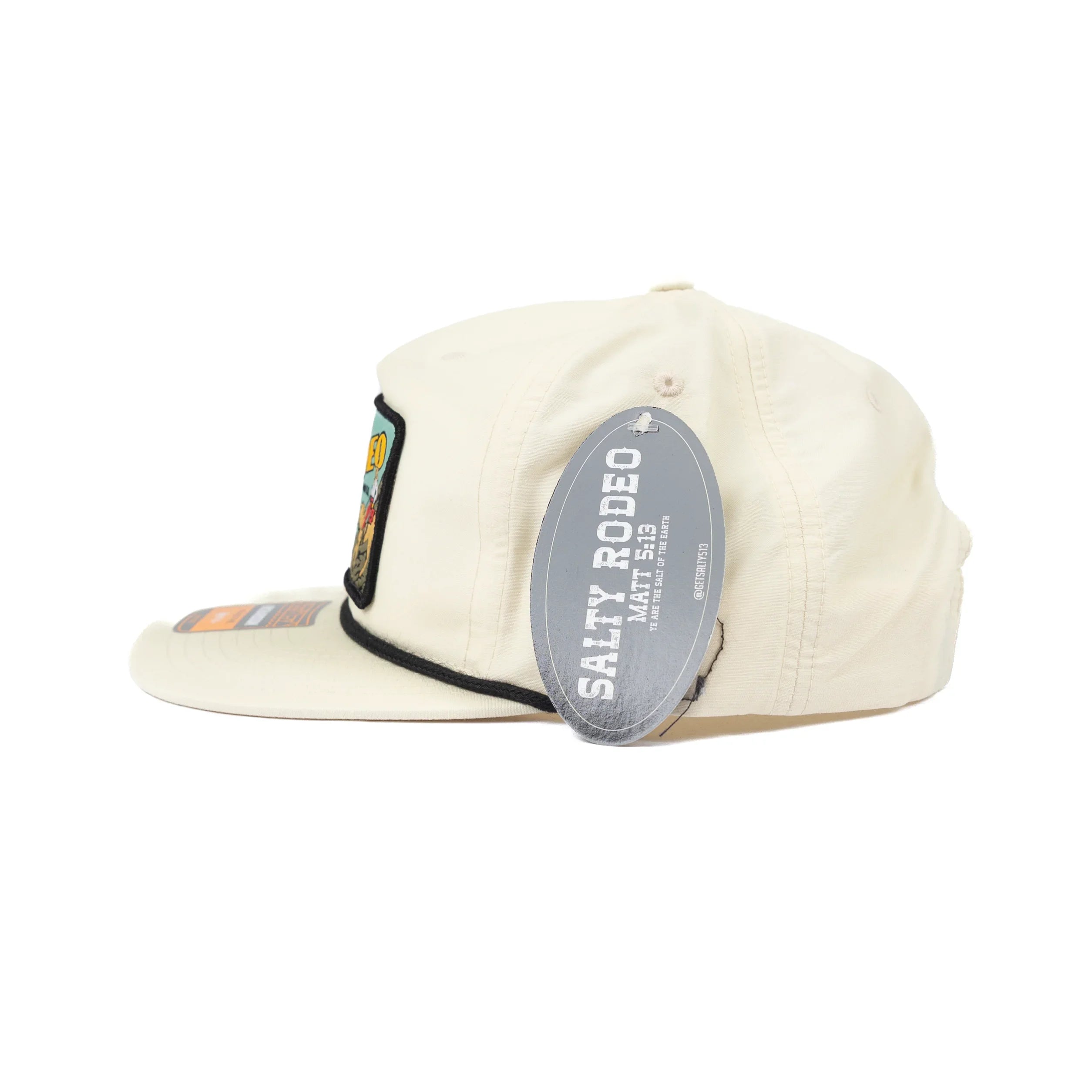 Men's Salty Rodeo Light Yellow Snapback with "Salt of the Earth" Patch SRCRIOBRAVO