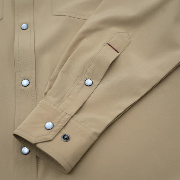 Men's SanJac Khaki Long Sleeve Snap Up COAHUILA-L/S-TAN - Crazy House Western Wear