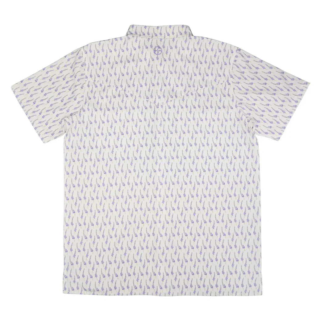 Men's SanJac Short Sleeve Lone Star Bloom Performance Pearl Snap Shirt COA-SS-BLBON