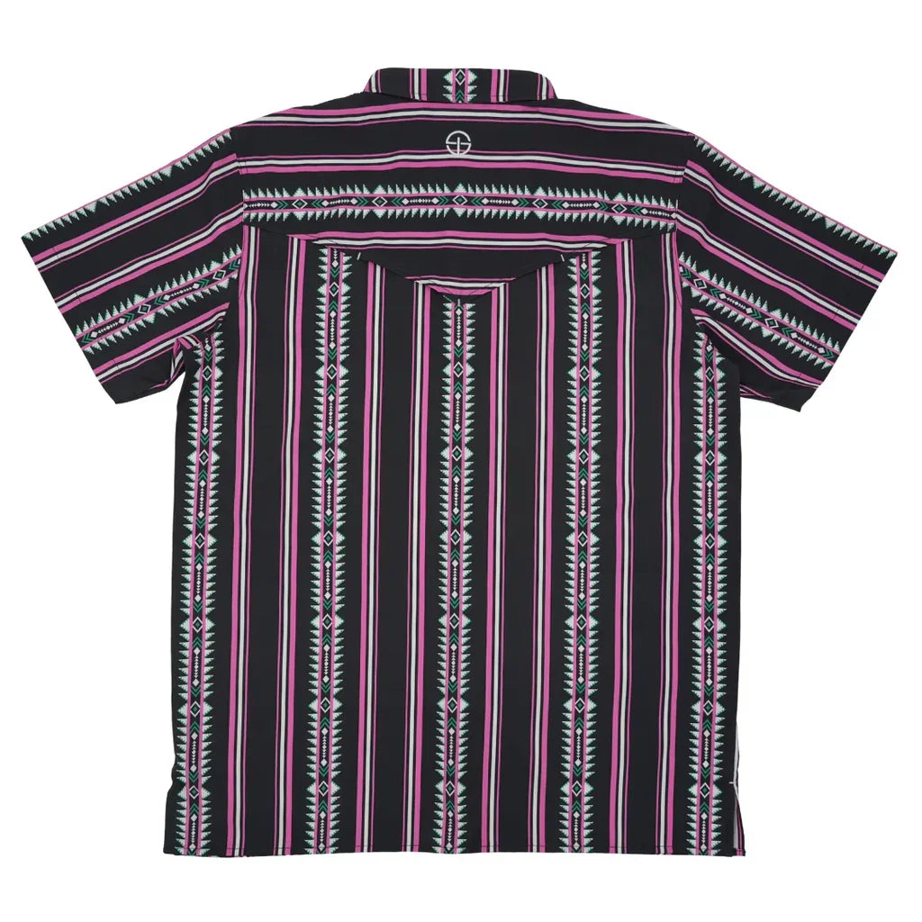 Men's SanJac Short Sleeve The Roswell Performance Pearl Snap Shirt COA-SS-RWELL