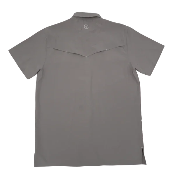 Men's SanJac Slate Gray Snap Shirt COAHUILA-S/S-GRY - Crazy House Western Wear