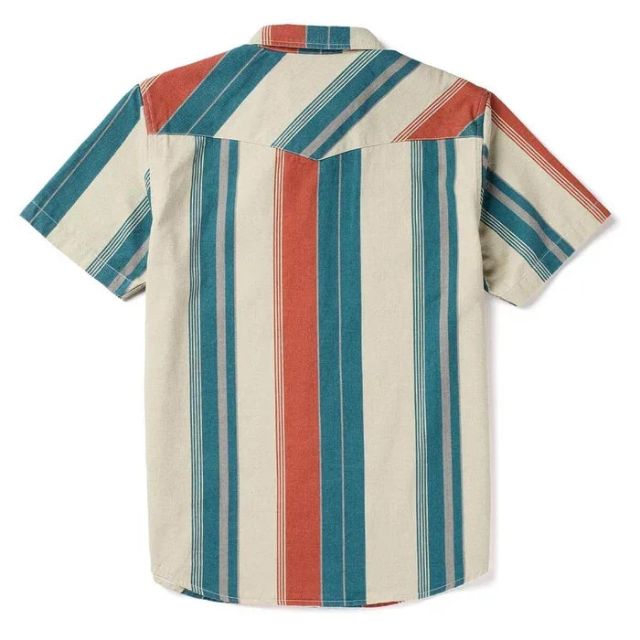 Men's Seager Amarillo Short SLeeve El Rojo Stripe Shirt MSSP26AMARRED