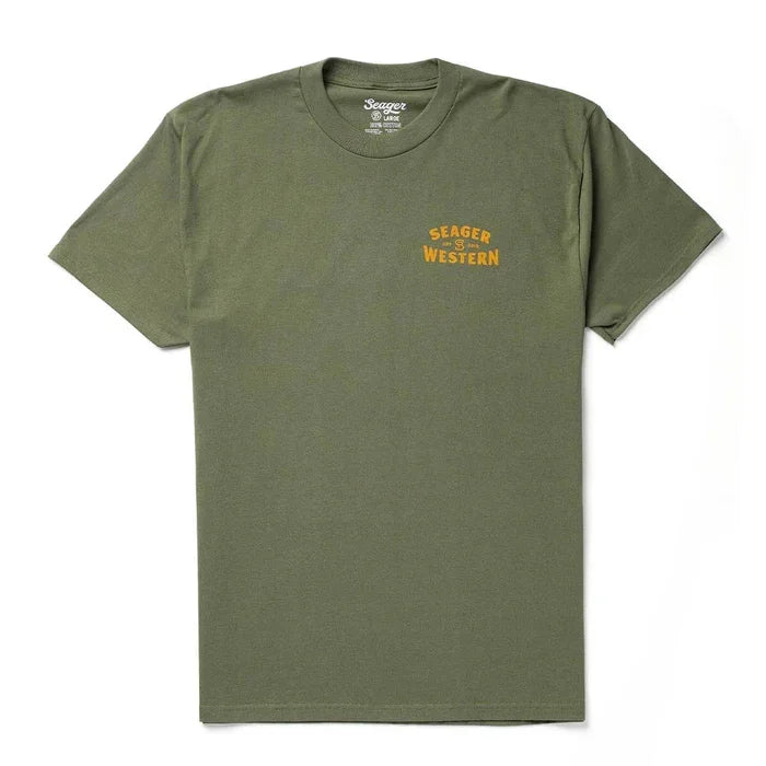 Men's Seager America's Choice Tee Surplus Green MTSP26AMRCGRN
