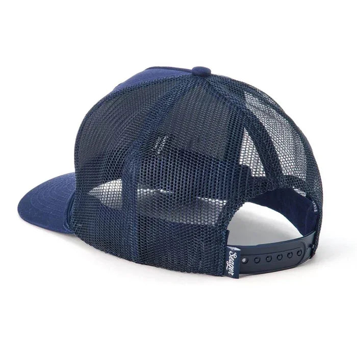 Men's Seager Big USA Trucker Snapback Blue MHSU25BIGUSABLU - Crazy House Western Wear