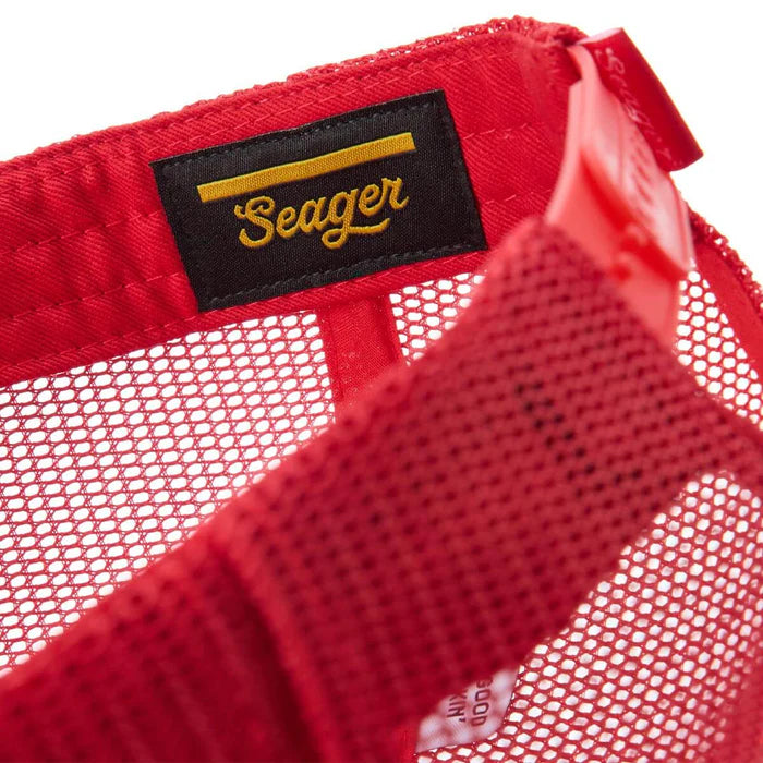 Men's Seager Big USA Trucker Snapback Red MHSU25BIGUSARED - Crazy House Western Wear