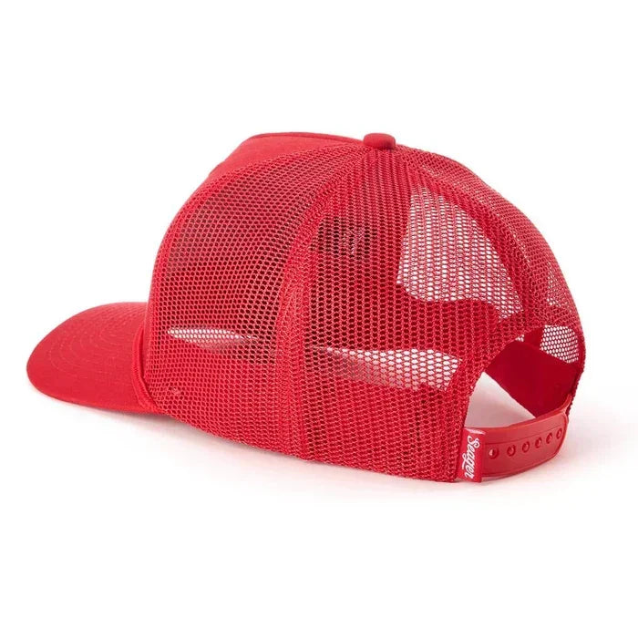 Men's Seager Big USA Trucker Snapback Red MHSU25BIGUSARED - Crazy House Western Wear