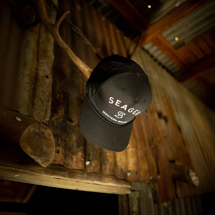 Men's Seager Black Branded Snapback MHSP23BRANDBLK