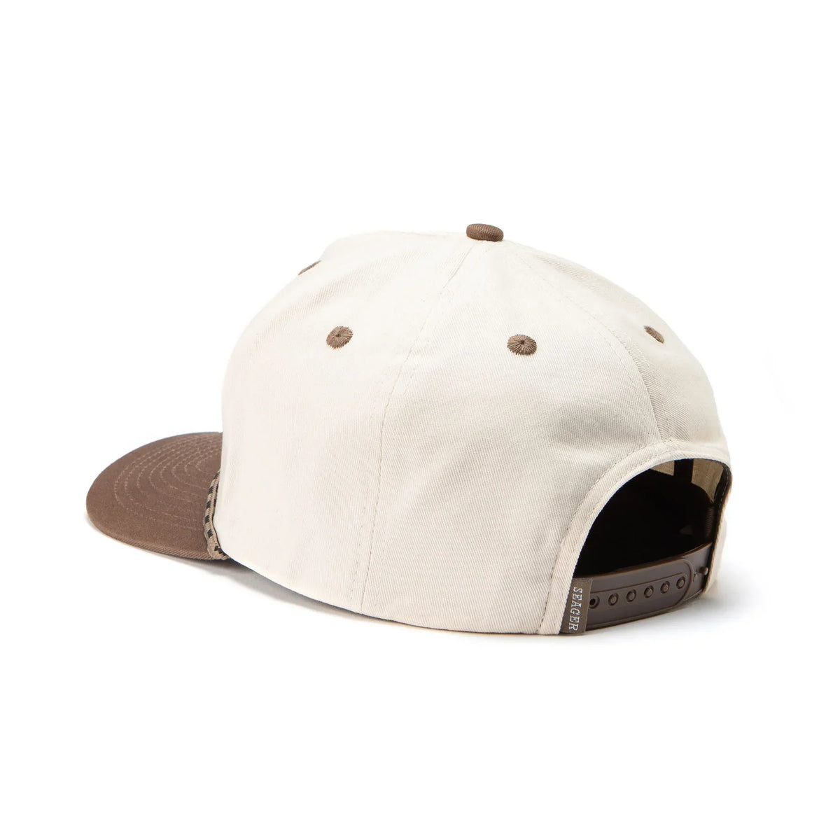 Men's Seager Branded Snapback MHS23BRANDBRWN - Crazy House Western Wear