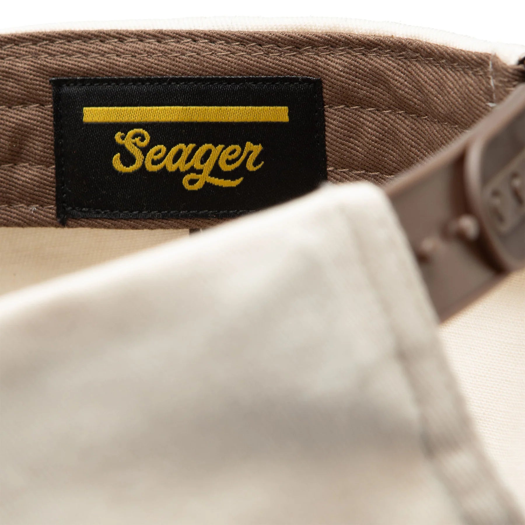 Men's Seager Branded Snapback MHS23BRANDBRWN - Crazy House Western Wear