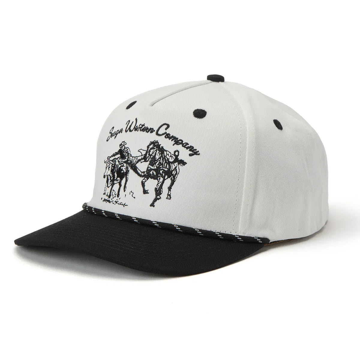Men's Seager Los Rios Canvas Snapback MHSP25LOSRIBCRM - Crazy House Western Wear