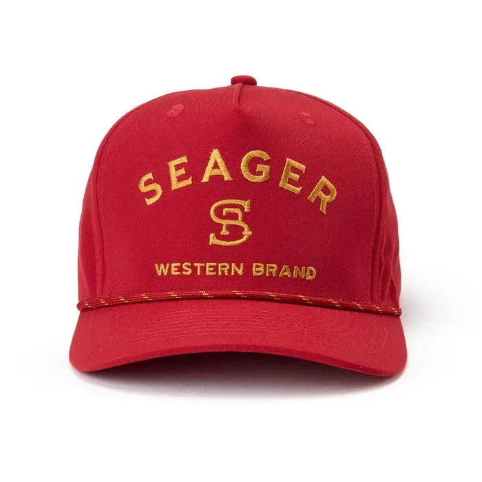 Men's Seager Marron Branded Snapback MHSP26BRANDRED