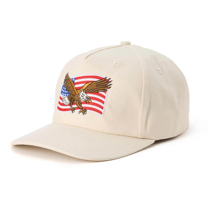 Men's Seager SGR USA Snapback White MHSU25USAWHT - Crazy House Western Wear