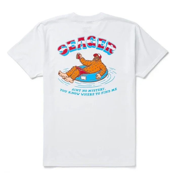 Men's Seager White Tubular T-shirt MTSP26TUBLWHT