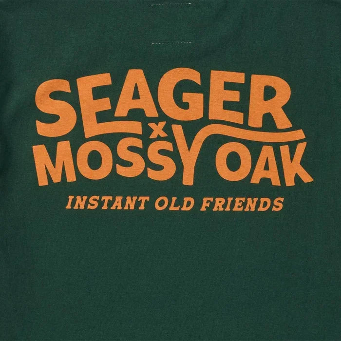 Men's Seager X Mossy Oak I.O.F. Forest Green Tee MTF25IOFMOAKGRN