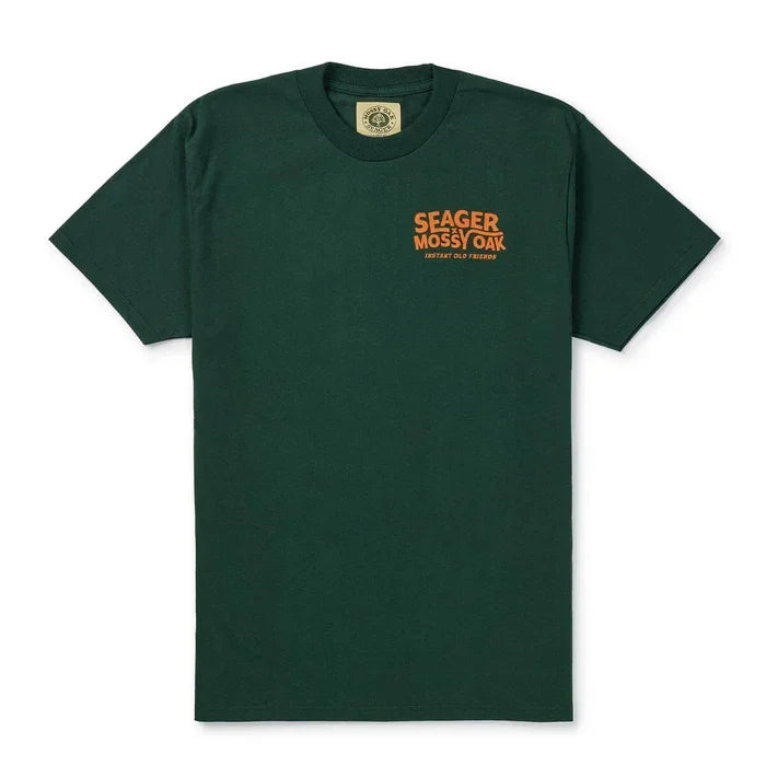 Men's Seager X Mossy Oak I.O.F. Forest Green Tee MTF25IOFMOAKGRN