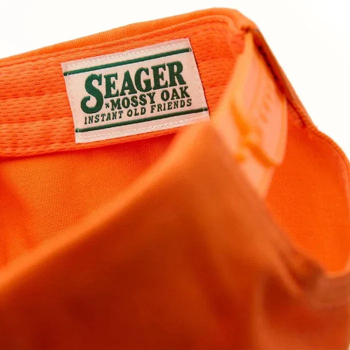 Men's Seager X Mossy Oak I.O.F. Snapback Orange/Camo MHF25IOFMOAKORG