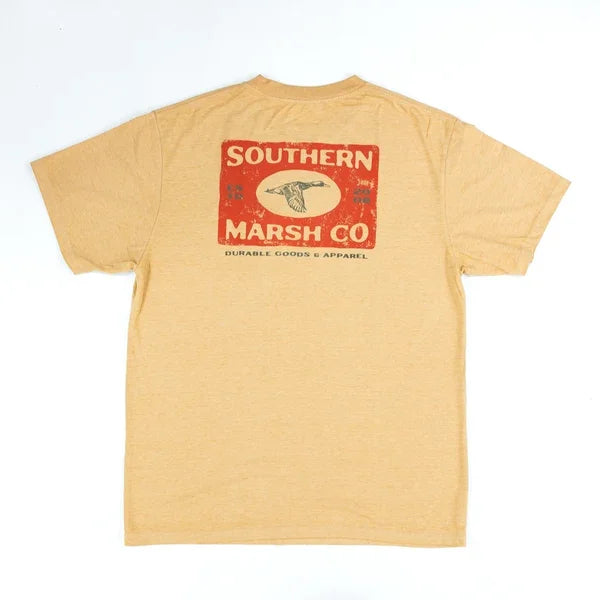 Men's Southern Marsh Camel Mallard Sighting Tee TWMD-CML