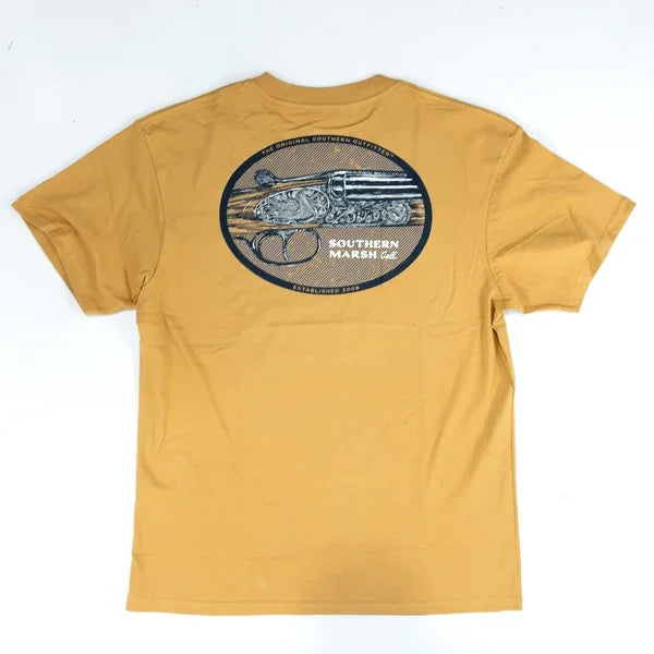 Men's Southern Marsh Heritage Engrave Camel Tee AHEG-CML