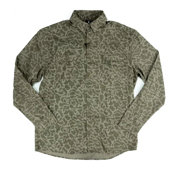 Men's Southern Marsh Merida Mar Long Sleeve Camo Shirt CMCL-STN