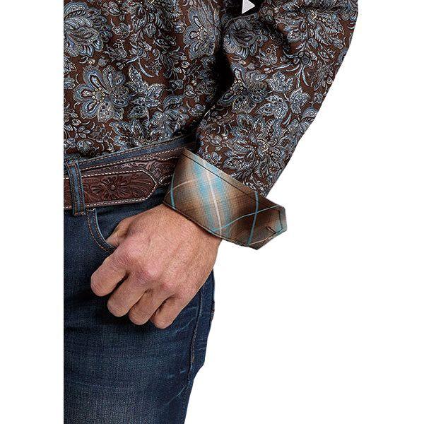Men's Stetson Long Sleeve Button Up Shirt 11-001-0526-6044