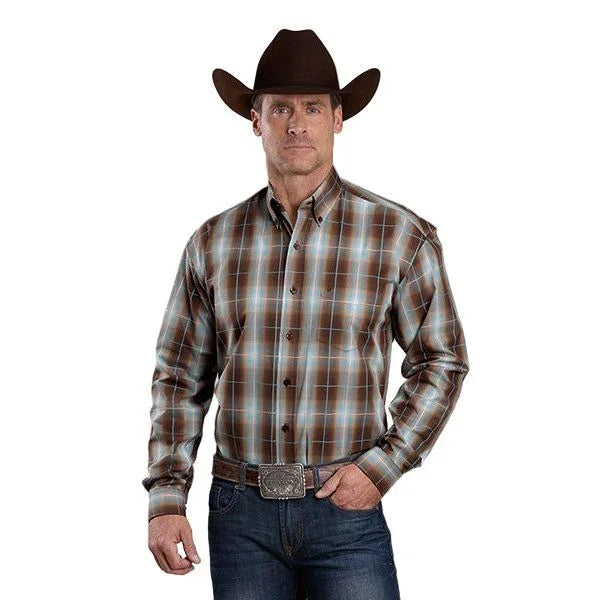 Men's Stetson Long Sleeve Button Up Shirt 11-001-0579-6056