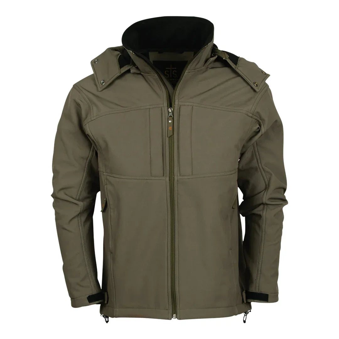Men's STS Ranchwear "Weston" Olive Green Hoodie STS9117