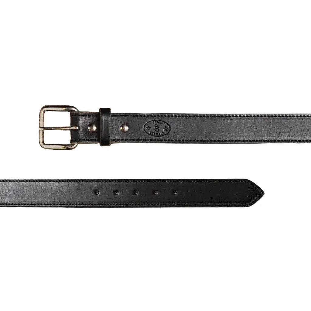 Men's Texas Saddlery Black Latigo Belt 1C16