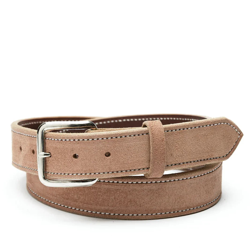 Men's Texas Saddlery Chocolate Roughout Belt 1C47