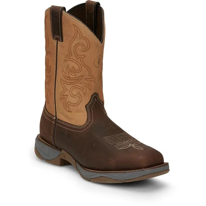Men's Tony Lama Junction 11" Steel Toe Work Boot RR3350 - Crazy House Western Wear