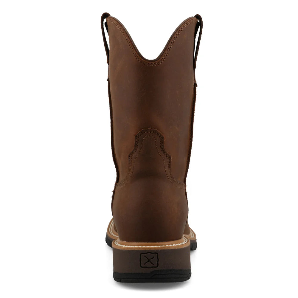 Men's Twisted X 10" Nano Square Toe Cowboy Work Boots MCN0001