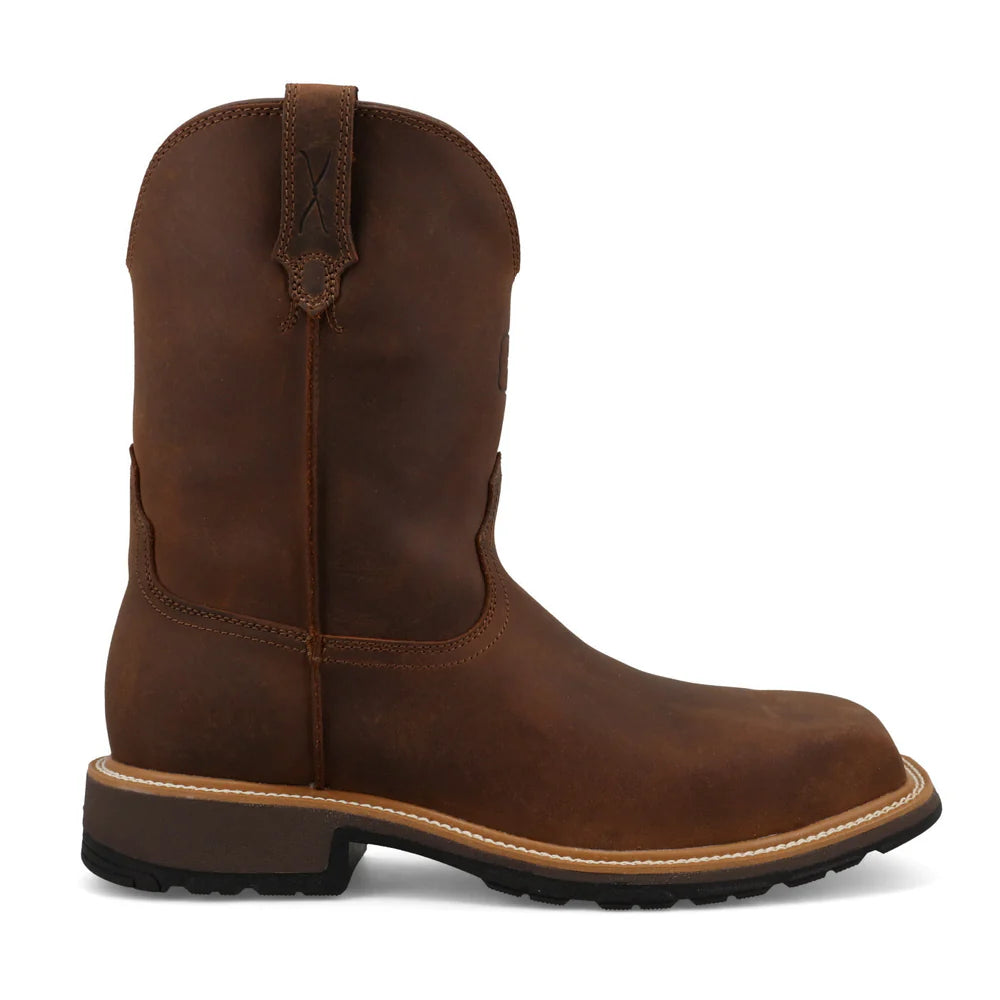 Men's Twisted X 10" Nano Square Toe Cowboy Work Boots MCN0001