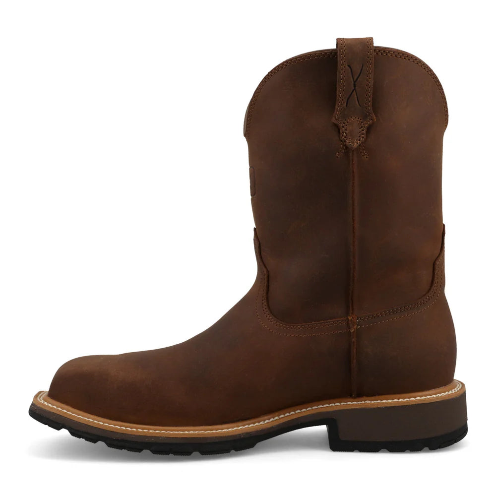 Men's Twisted X 10" Nano Square Toe Cowboy Work Boots MCN0001