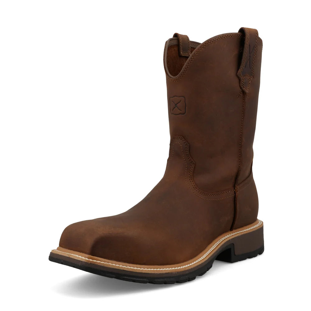 Men's Twisted X 10" Nano Square Toe Cowboy Work Boots MCN0001