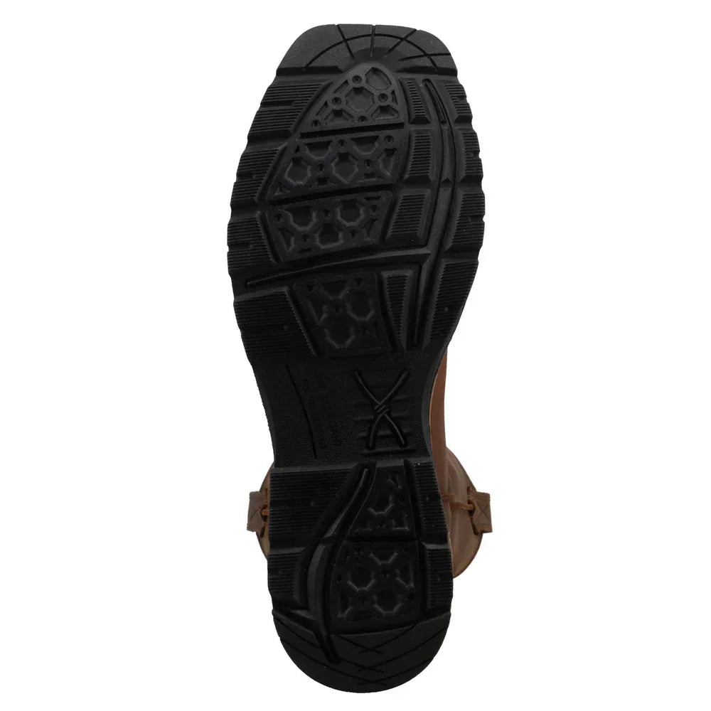 Men's Twisted X 10" Nano Square Toe Cowboy Work Boots MCN0001
