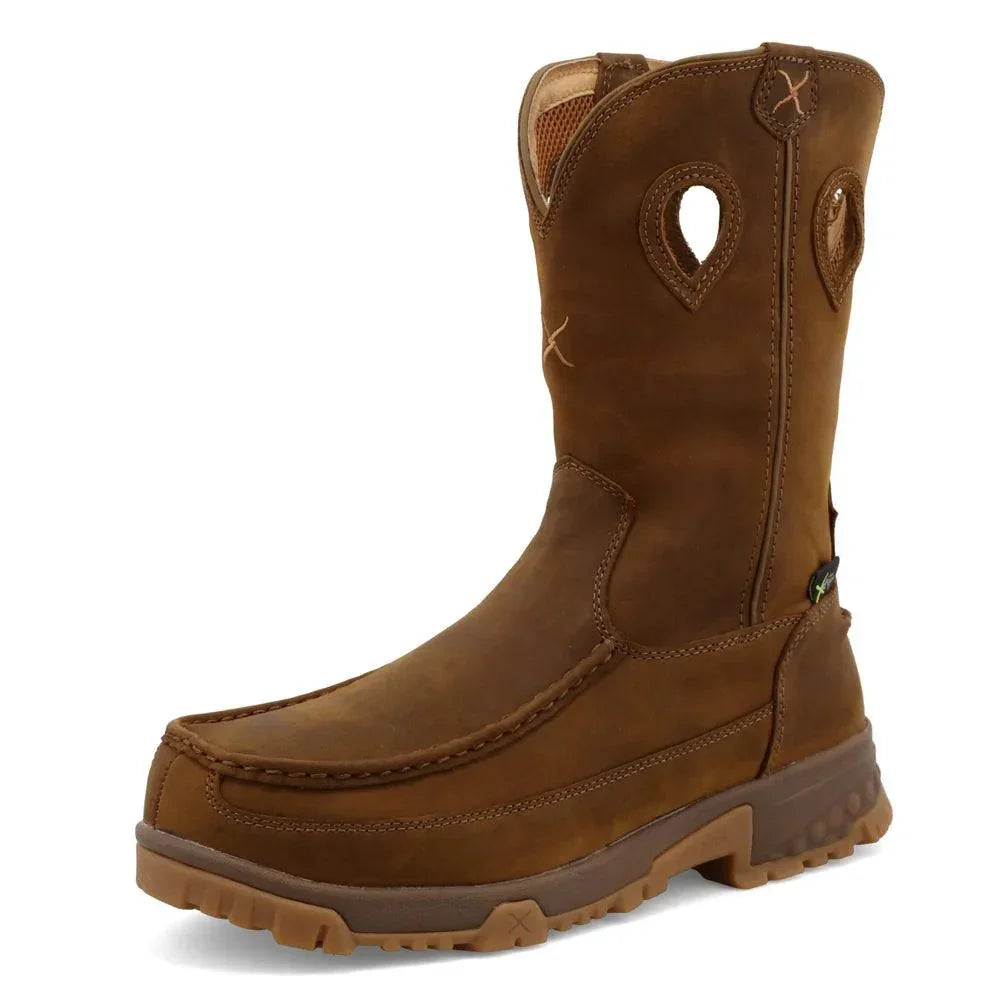 Men's Twisted X 11" Pull On Nano Toe Boot MXCNM01 - Crazy House Western Wear
