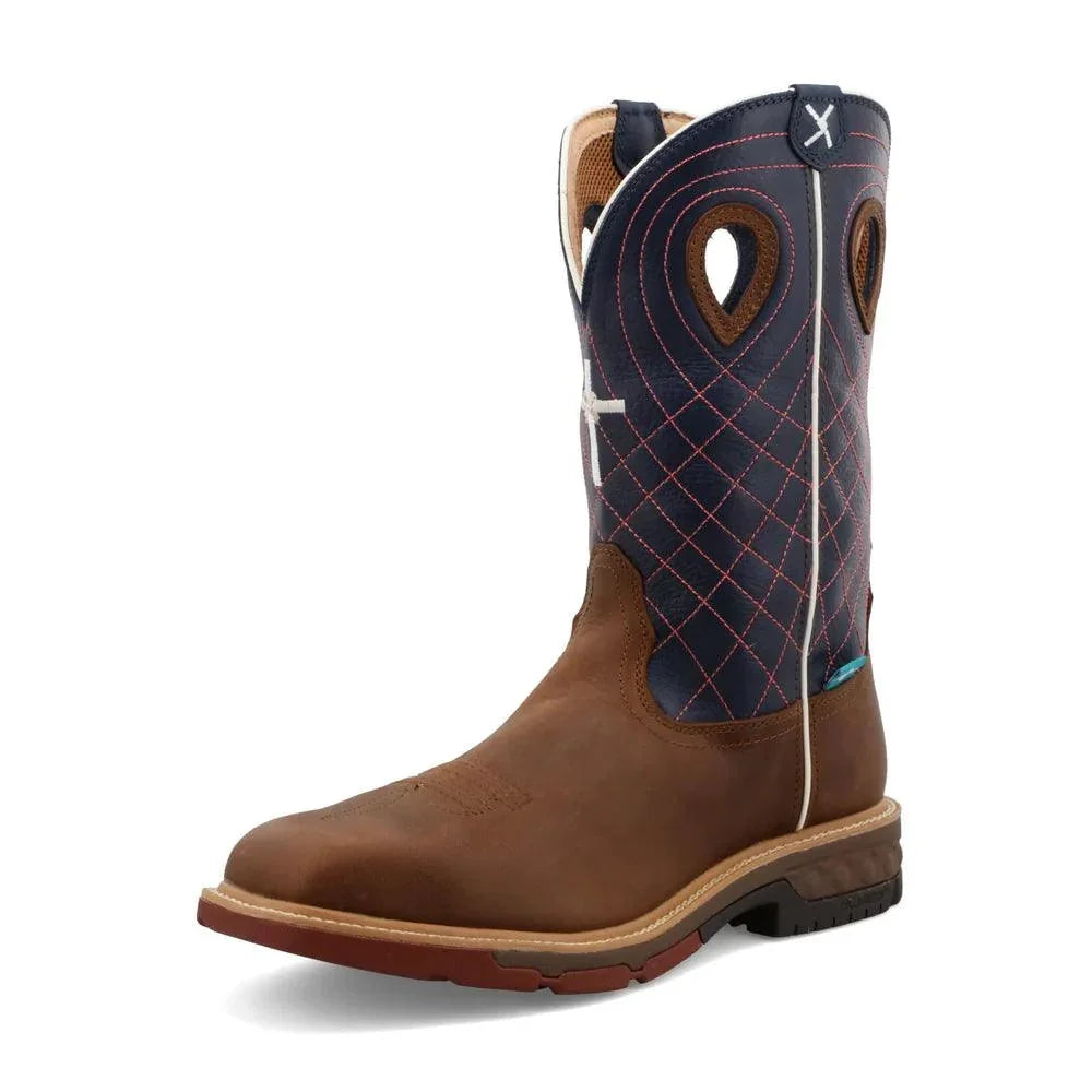 Men's Twisted X 12" Alloy Toe Western Boot MXBAW01 - Crazy House Western Wear