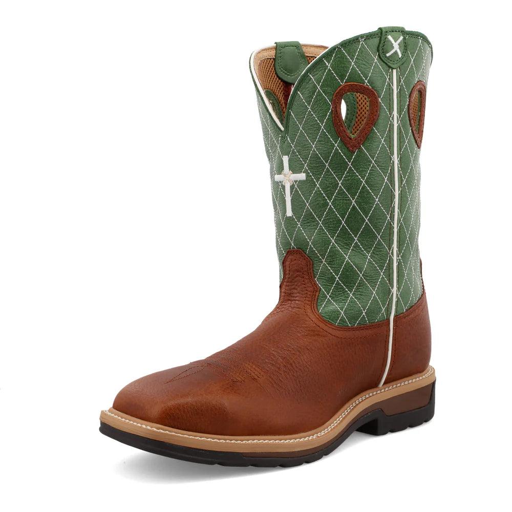 Men's Twisted X 12" Steel Toe Western Boot MLCS002 - Crazy House Western Wear