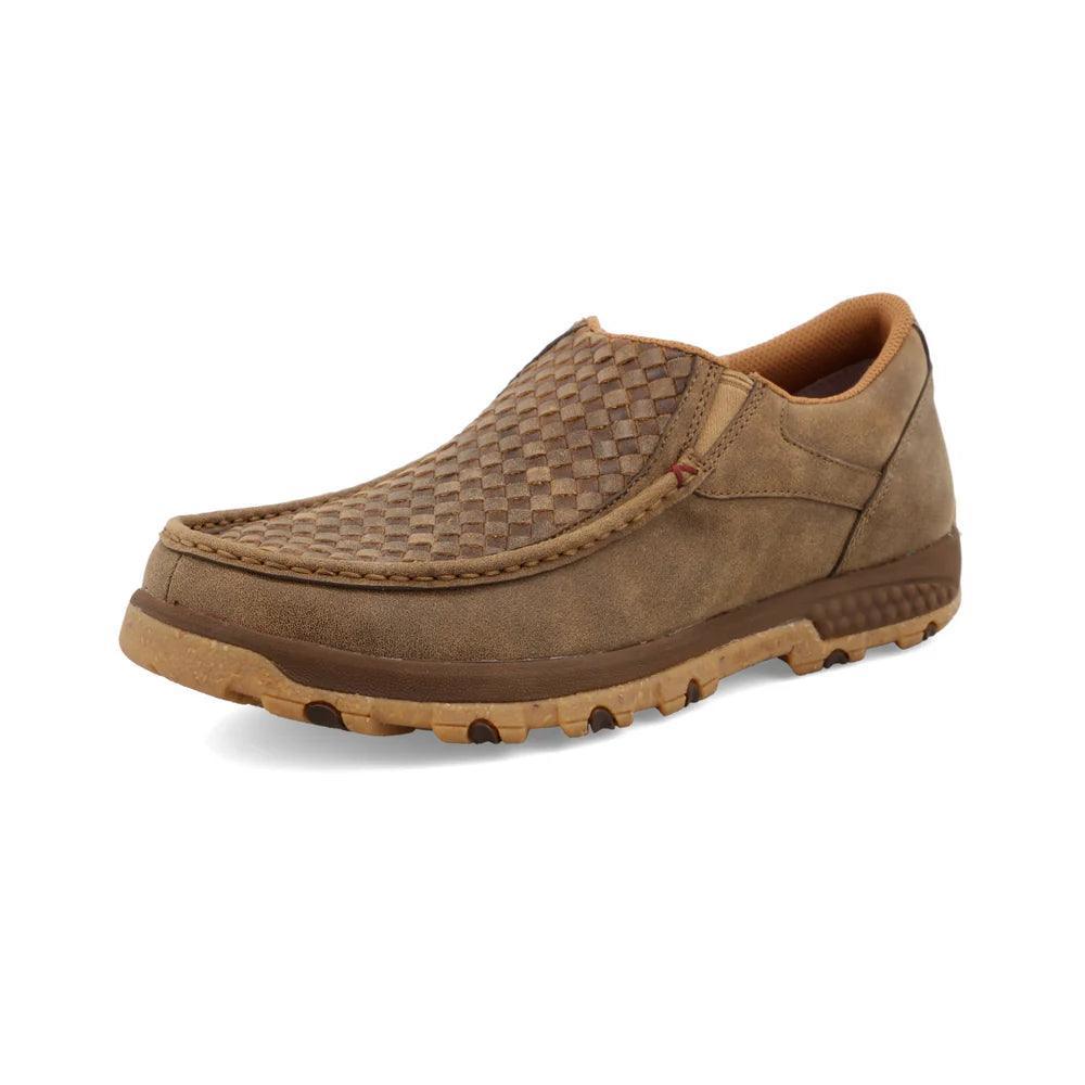 Twisted X slip on‎ driving Moc brown leather men’s size 7.5 casual western Twisted X® | Slip-On Driving Moc | MXC0022 main image 4